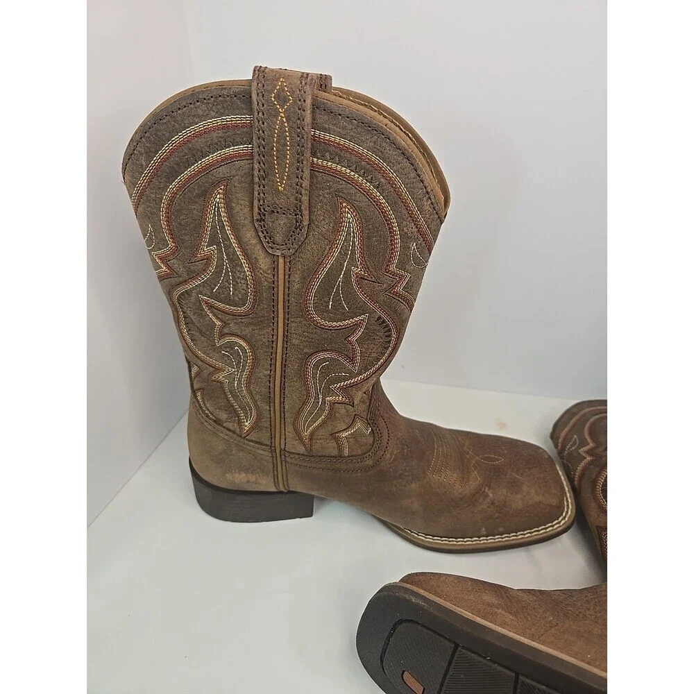 CODY JAMES cush core mens performance western boots-broad square toe size 8D